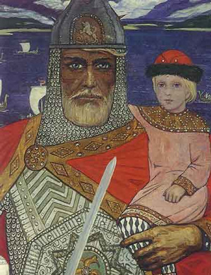 Князь Олег с Игорем