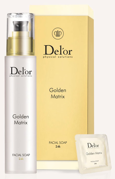 Мыло для лица 24k Delor